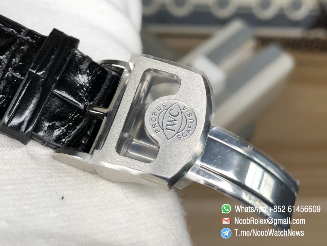 ZF Portuguese Real Power Reserve Real Annual Calendar IW503510 Green Dial A52850 Movement 08